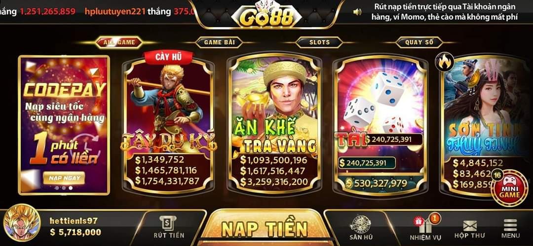 Trang game casino uy tín là từ khóa nhiều game thủ tìm kiếm