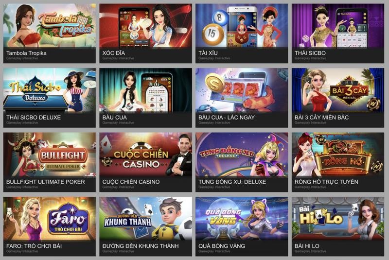 Danh sách trang game casino uy tín